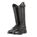 Black - Back - Hy Childrens-Kids Atrani Leather Long Riding Boots