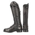 Black - Lifestyle - Hy Childrens-Kids Atrani Leather Long Riding Boots