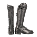 Black - Side - Hy Childrens-Kids Atrani Leather Long Riding Boots