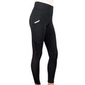Black - Front - Coldstream Womens-Ladies Darnick Horse Riding Tights