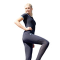 Navy - Back - Coldstream Childrens-Kids Next Generation Darnick Horse Riding Tights