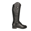 Black - Side - Hy Childrens-Kids Cascano Leather Riding Boots
