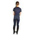 Navy - Back - HYCONIC Womens-Ladies Torrellas Horse Riding Tights