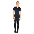 Navy - Front - HYCONIC Womens-Ladies Torrellas Horse Riding Tights