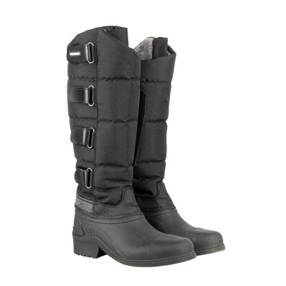 Black - Front - Hy Unisex Adult Litton Winter Boots