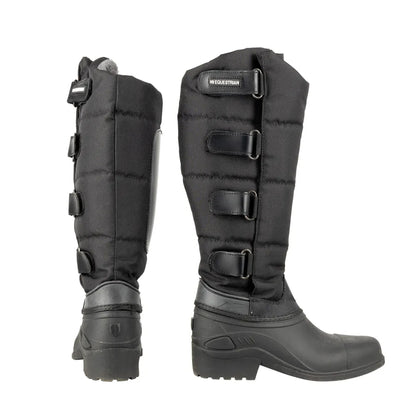 Black - Back - Hy Childrens-Kids Litton Winter Boots