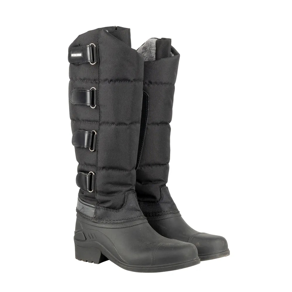 Black - Front - Hy Childrens-Kids Litton Winter Boots