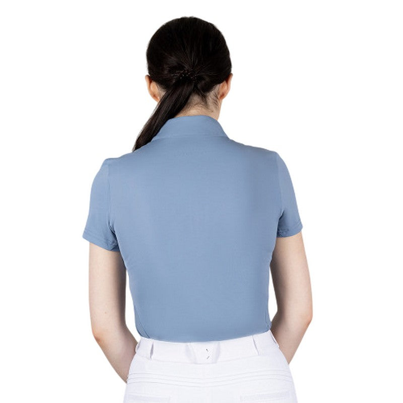 Aztec Blue - Back - Coldstream Womens-Ladies Coldingham Short-Sleeved Base Layer Top
