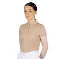 Warm Taupe - Front - Coldstream Womens-Ladies Coldingham Short-Sleeved Base Layer Top