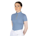 Aztec Blue - Front - Coldstream Womens-Ladies Coldingham Short-Sleeved Base Layer Top