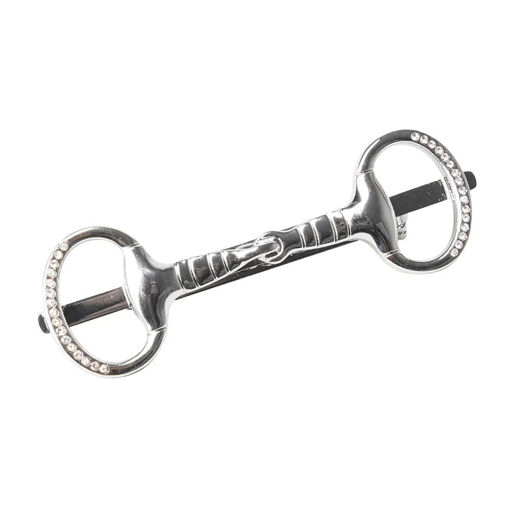 Silver - Front - Supreme Products Glitz & Glam Horse Bit Tie Pin