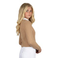 Champagne - Back - Coldstream Womens-Ladies Clarkston Knitted V Neck Jumper