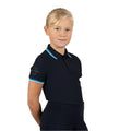 Navy - Front - Coldstream Childrens-Kids Next Generation Darnick Polo Shirt