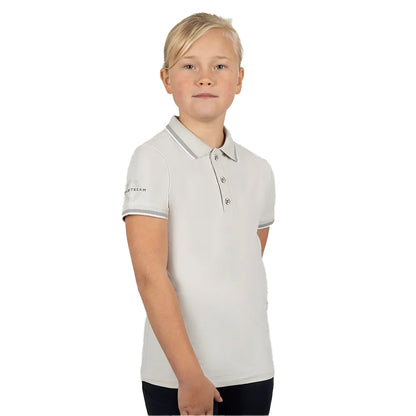 Frosted Steel - Front - Coldstream Childrens-Kids Next Generation Darnick Polo Shirt