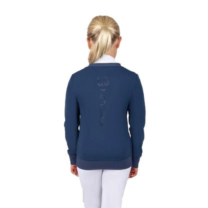 Oxford Blue - Back - Coldstream Childrens-Kids Next Generation Crailing Performance Sweatshirt