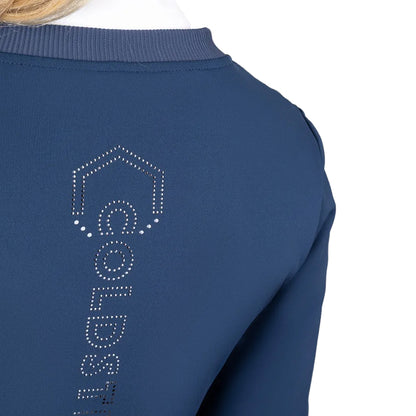Oxford Blue - Side - Coldstream Childrens-Kids Next Generation Crailing Performance Sweatshirt