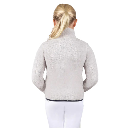 Frosted Steel - Back - Coldstream Childrens-Kids Next Generation Millfield Teddy Fleece Jacket