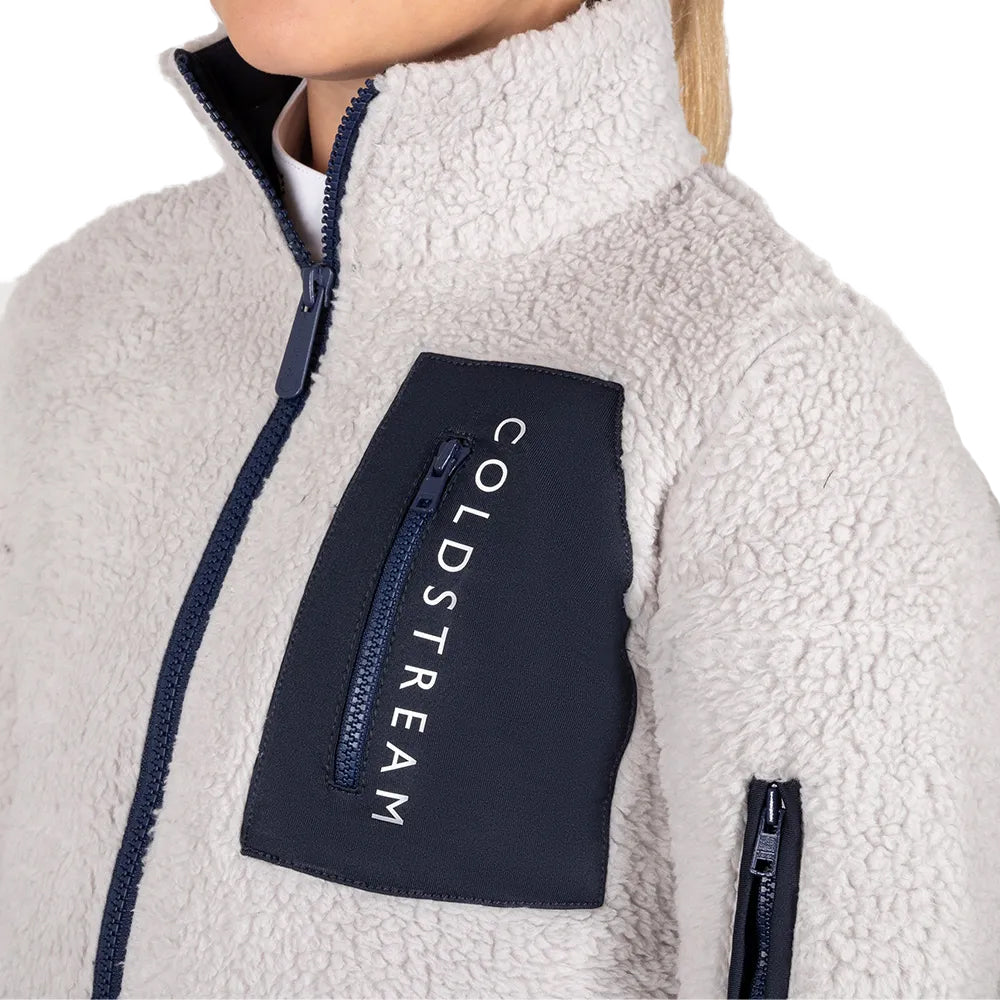 Frosted Steel - Side - Coldstream Childrens-Kids Next Generation Millfield Teddy Fleece Jacket