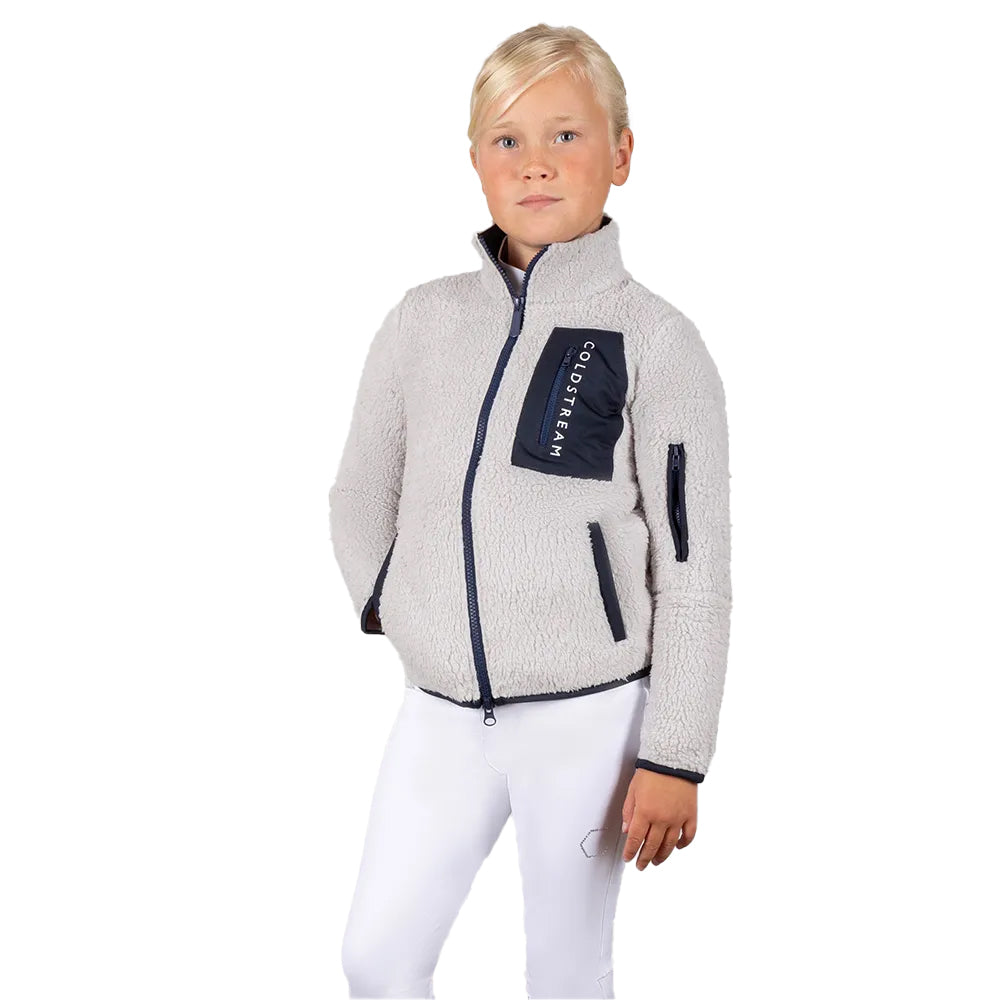 Frosted Steel - Front - Coldstream Childrens-Kids Next Generation Millfield Teddy Fleece Jacket