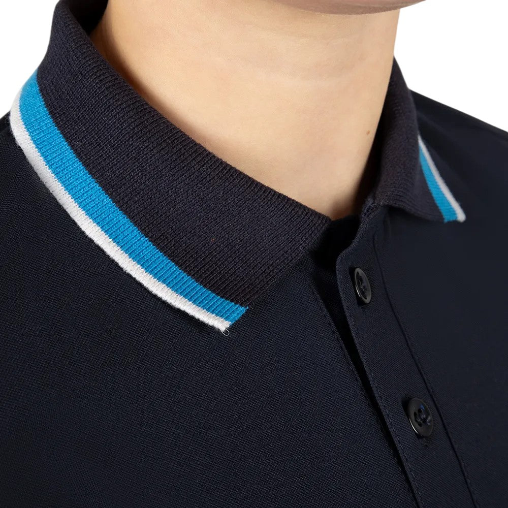 Navy - Side - Coldstream Womens-Ladies Darnick Polo Shirt
