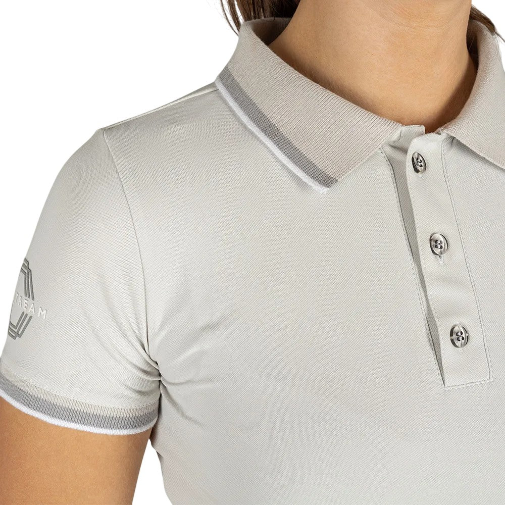 Frosted Steel - Back - Coldstream Womens-Ladies Darnick Polo Shirt