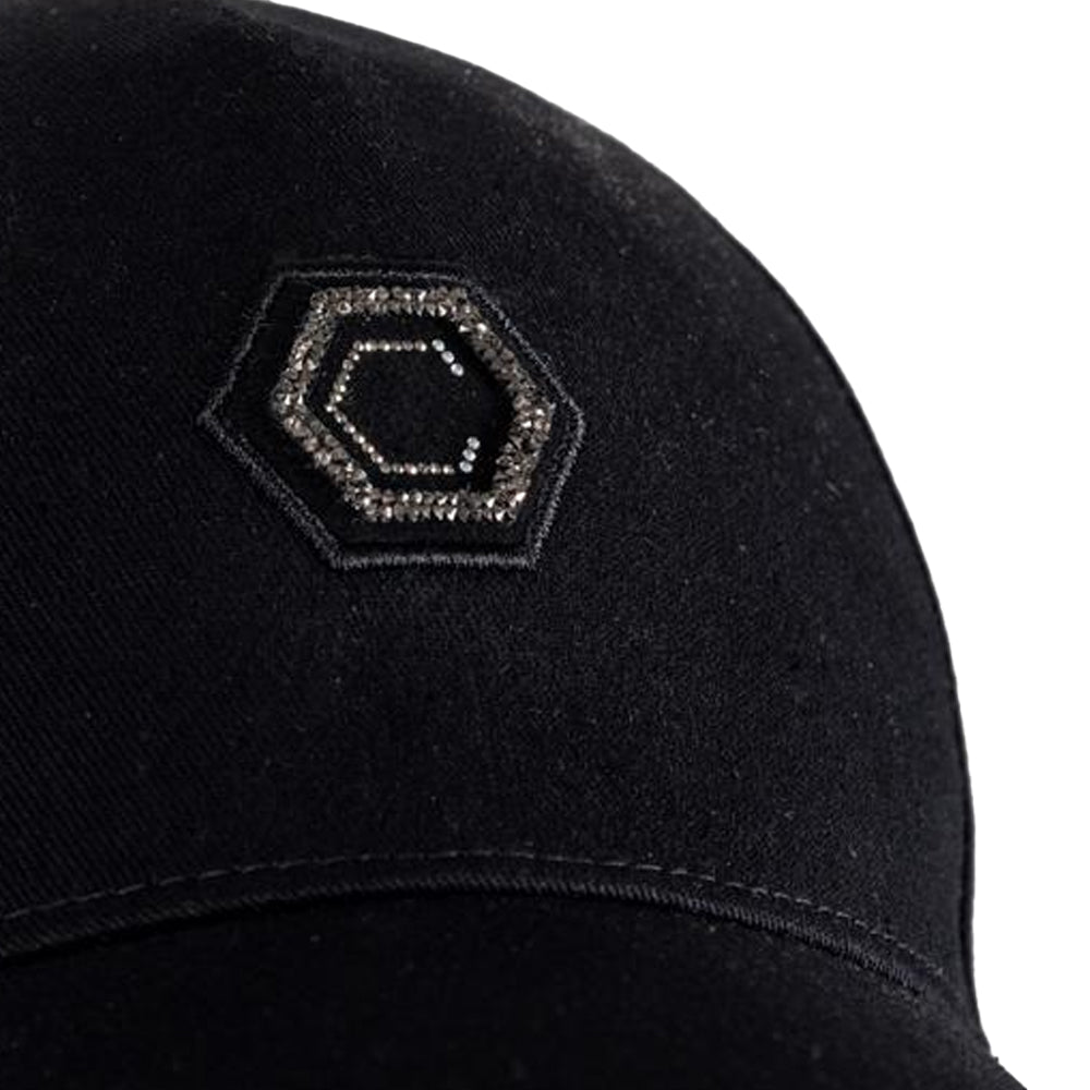 Black - Back - Coldstream Heaton Diamante Baseball Cap