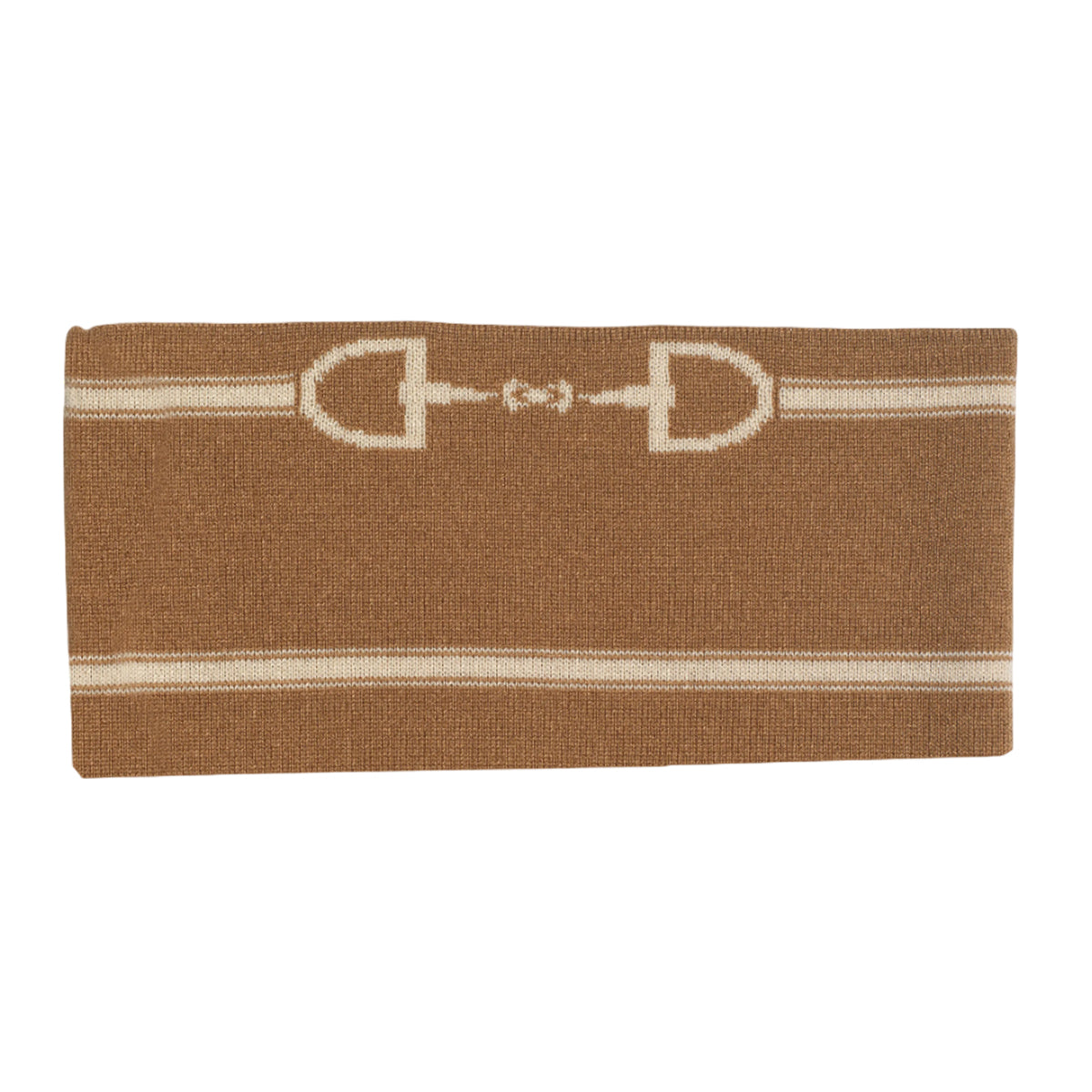 Tan - Front - Waring Brooke Womens-Ladies Snaffle Detail Headband