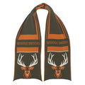 Olive - Front - Waring Brooke Womens-Ladies Majestic Stag Scarf