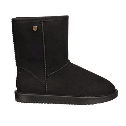 Black - Side - Hy Unisex Adult Chisworth Fleece Waterproof Ankle Boots
