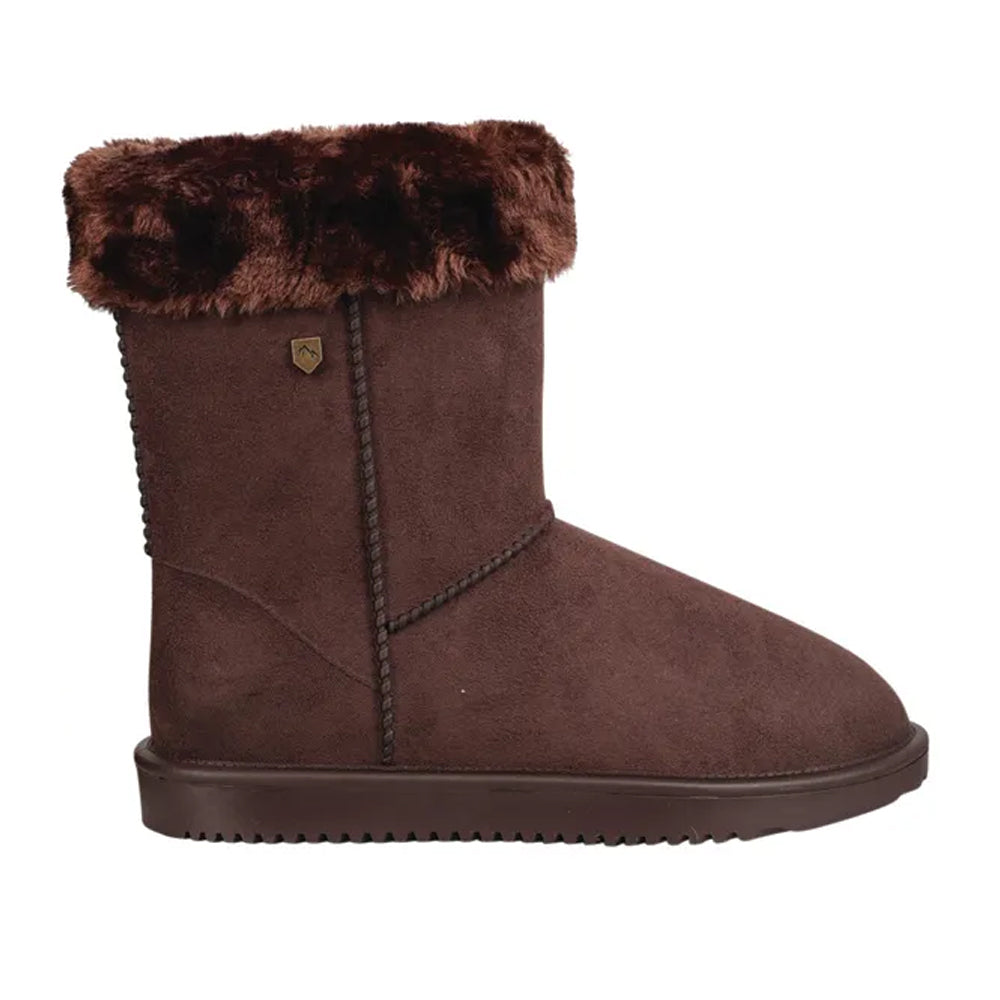 Chocolate - Side - Hy Unisex Adult Chisworth Fleece Waterproof Ankle Boots