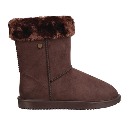 Chocolate - Side - Hy Unisex Adult Chisworth Fleece Waterproof Ankle Boots