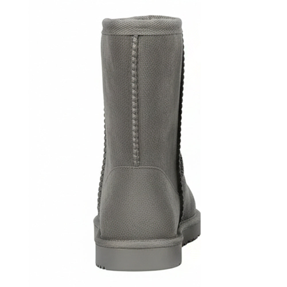Grey - Back - Hy Unisex Adult Chisworth Fleece Waterproof Ankle Boots