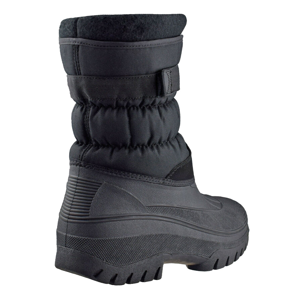 Black - Back - Hy Unisex Adult Bretton Winter Ankle Boots