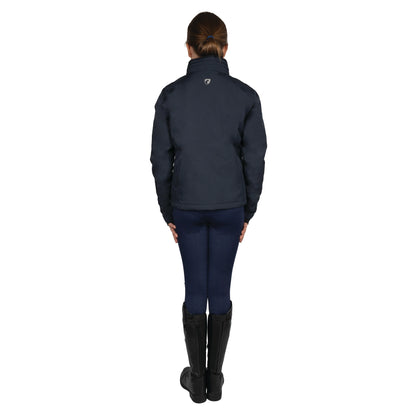 Navy - Back - Hy Childrens-Kids Elevate Mizs Waterproof Jacket