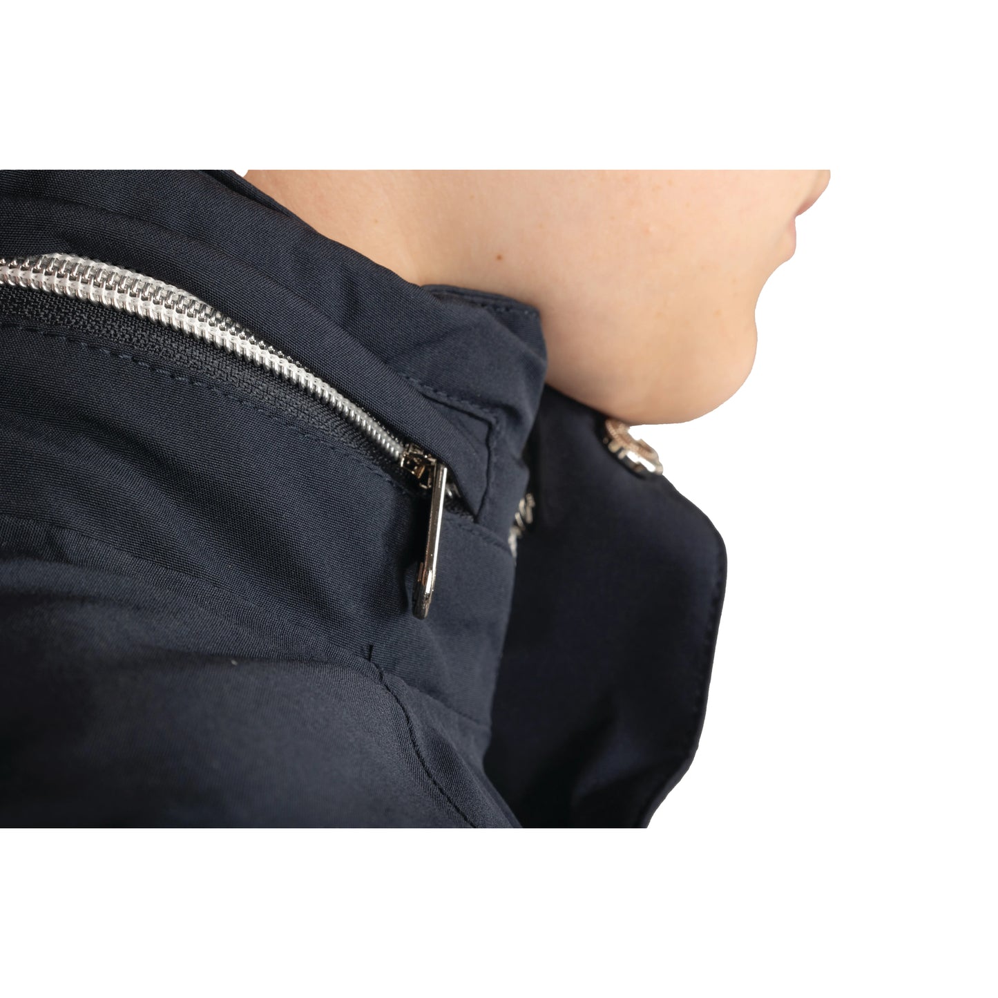 Navy - Lifestyle - Hy Childrens-Kids Elevate Mizs Waterproof Jacket