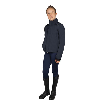Navy - Pack Shot - Hy Childrens-Kids Elevate Mizs Waterproof Jacket