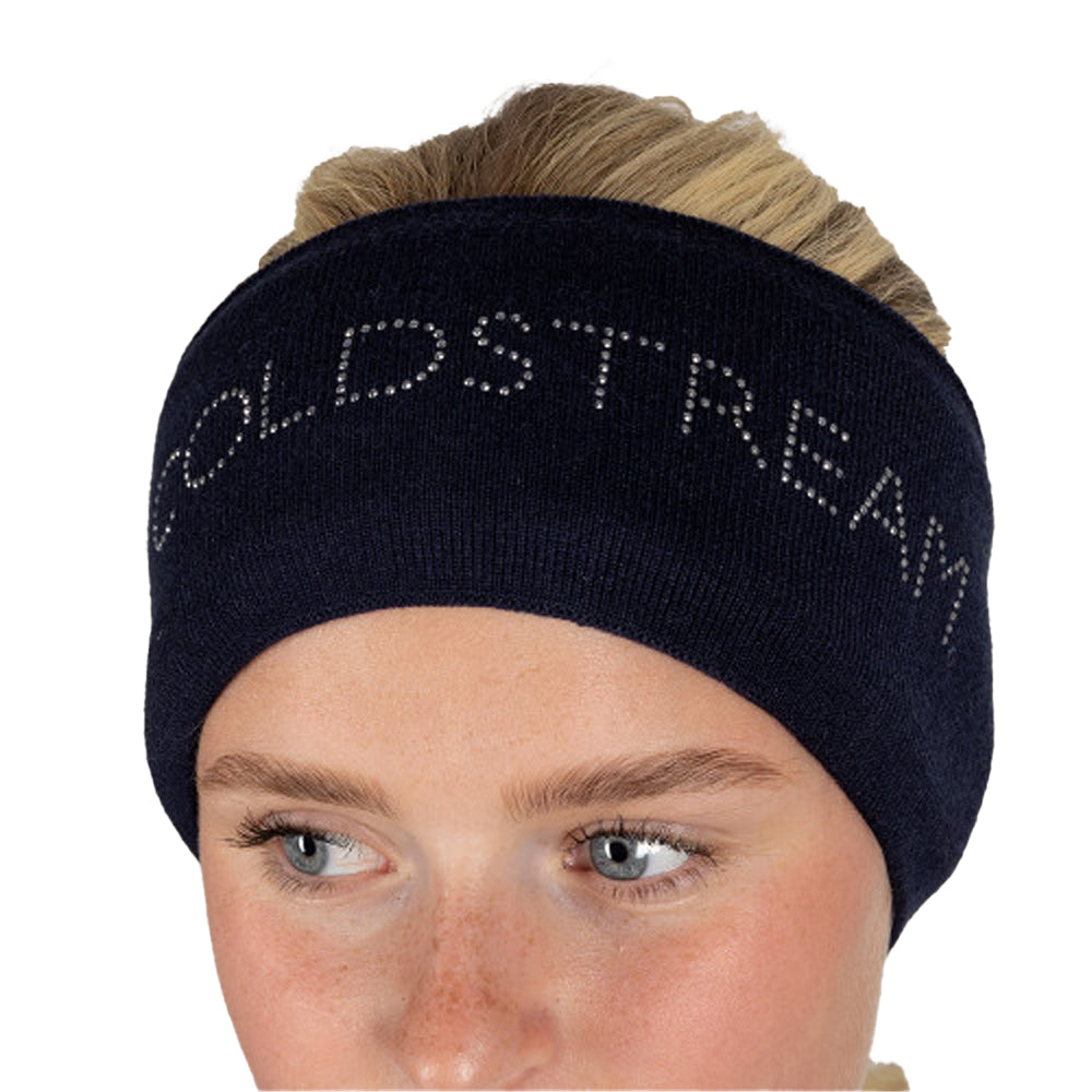Navy - Back - Coldstream Ellemford Sparkle Headband