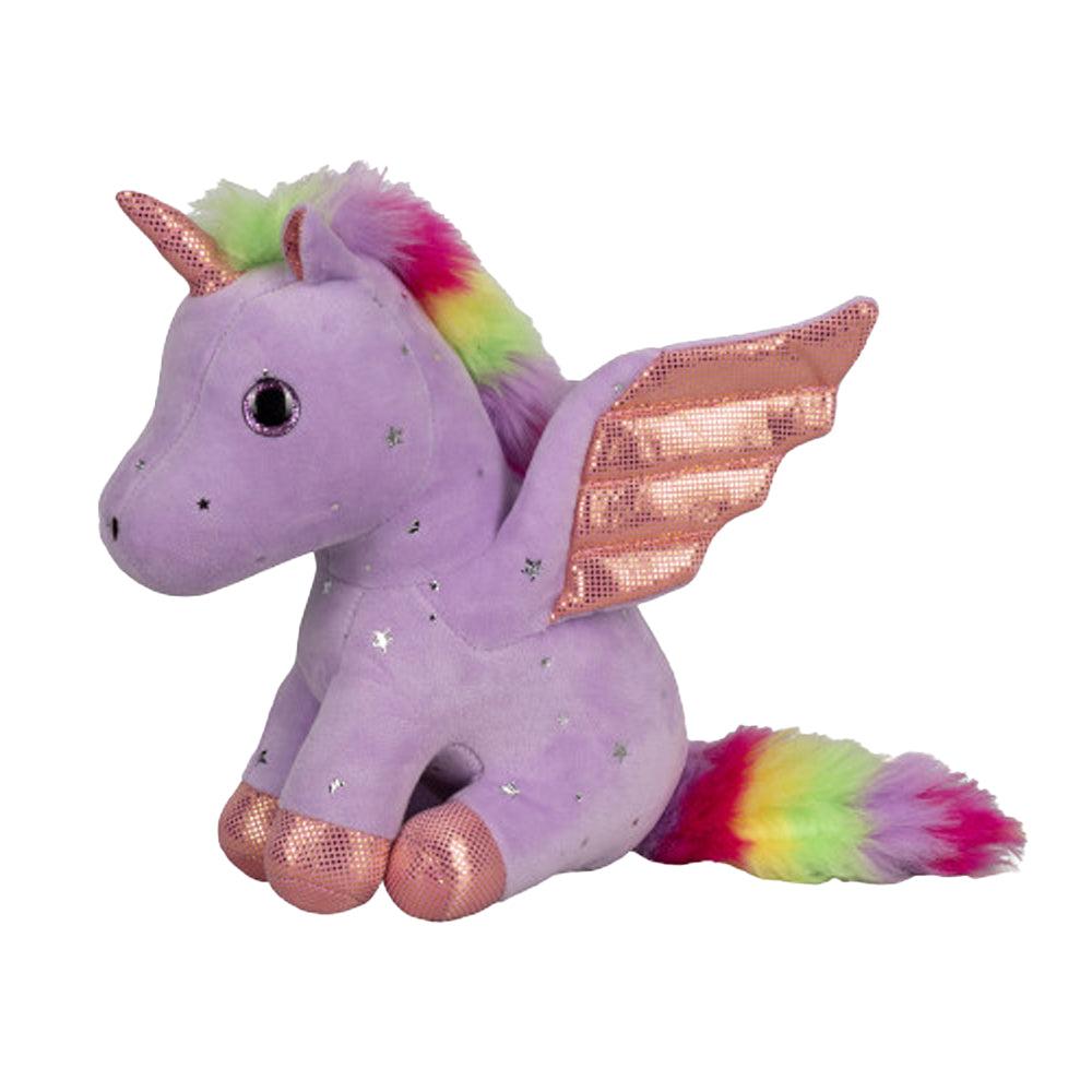 Purple - Front - Hy Play Time Ponies Unicorn Plush Toy
