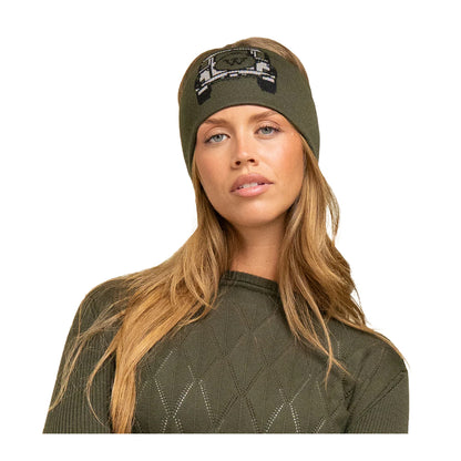 Green - Back - Waring Brooke Womens-Ladies Fender Headband