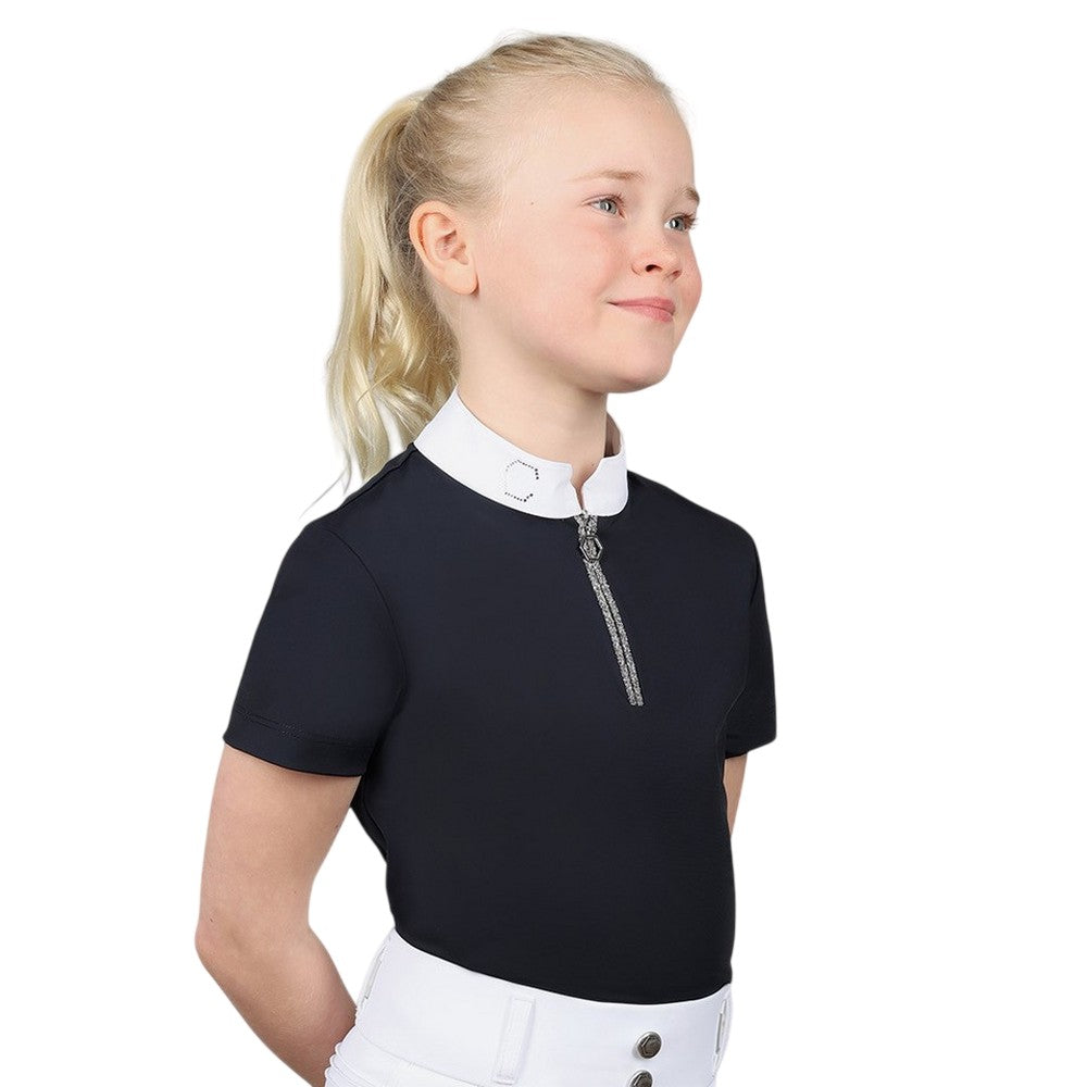 Navy - Lifestyle - Coldstream Childrens-Kids Next Generation Elrick Show Shirt