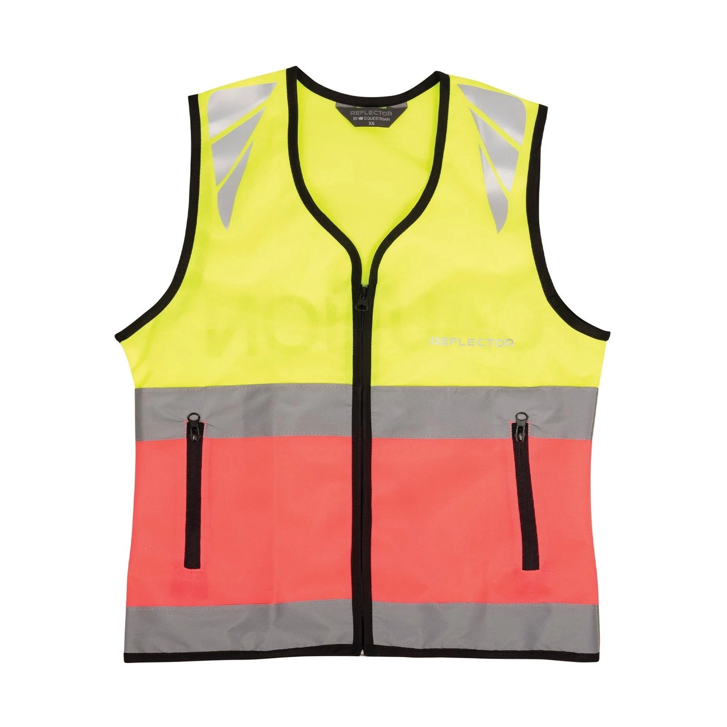 Orange-Pink - Front - HyVIZ Unisex Adult Two Tone Tabard