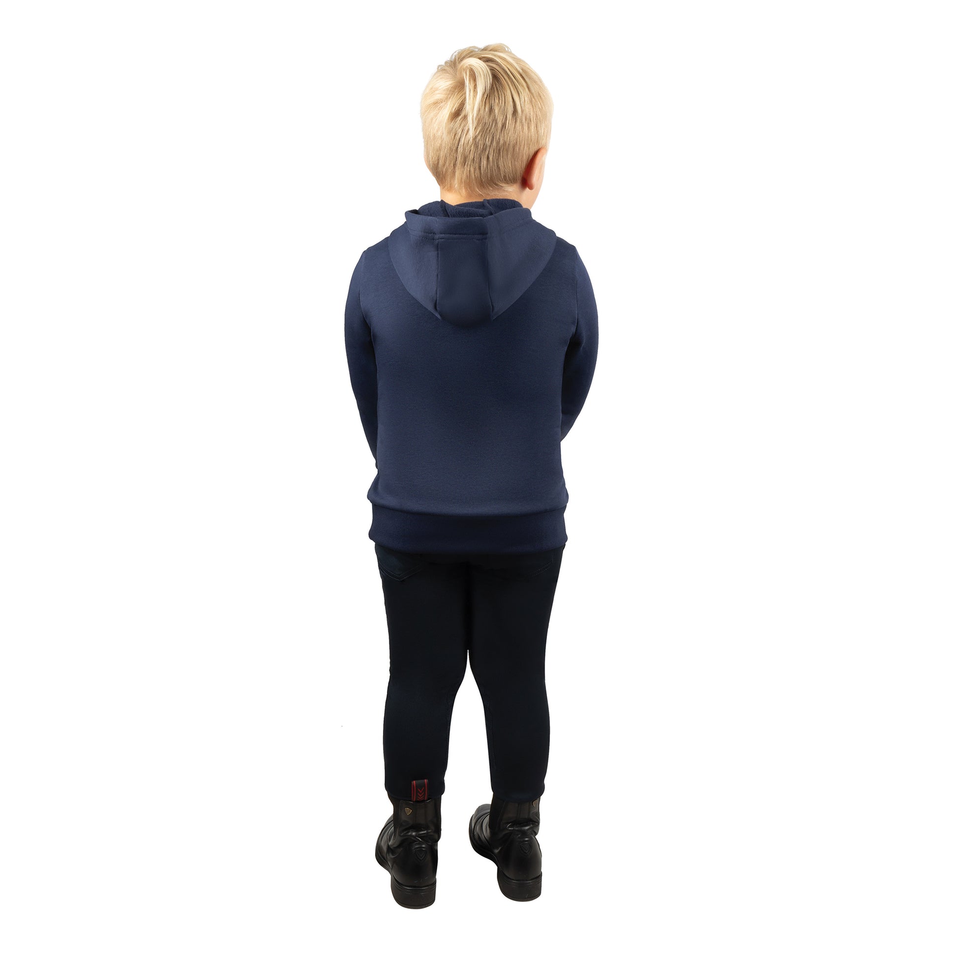 Navy - Back - Little Rider Boys I Dig It Hoodie
