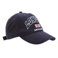 Navy - Front - Mens London England Union Jack Baseball Cap