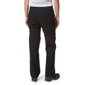 Black - Back - Craghoppers Womens-Ladies Kiwi Pro II Convertible Trousers