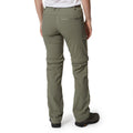 Soft Moss - Side - Craghoppers Womens-Ladies NosiLife Pro II Convertible Trousers