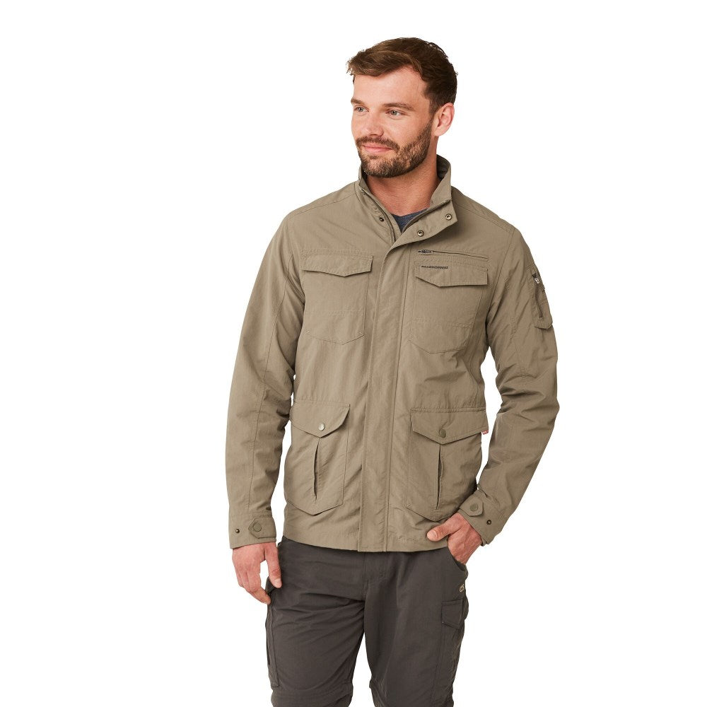 Pebble - Side - Craghoppers Mens NosiLife Adventure Jacket II