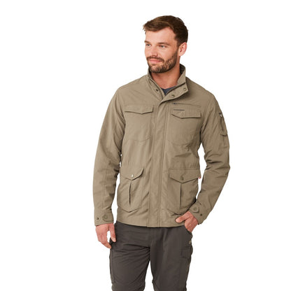Pebble - Side - Craghoppers Mens NosiLife Adventure Jacket II