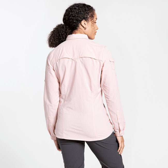 Pink Clay - Lifestyle - Craghoppers Womens-Ladies NosiLife Adventure II Long Sleeved Shirt