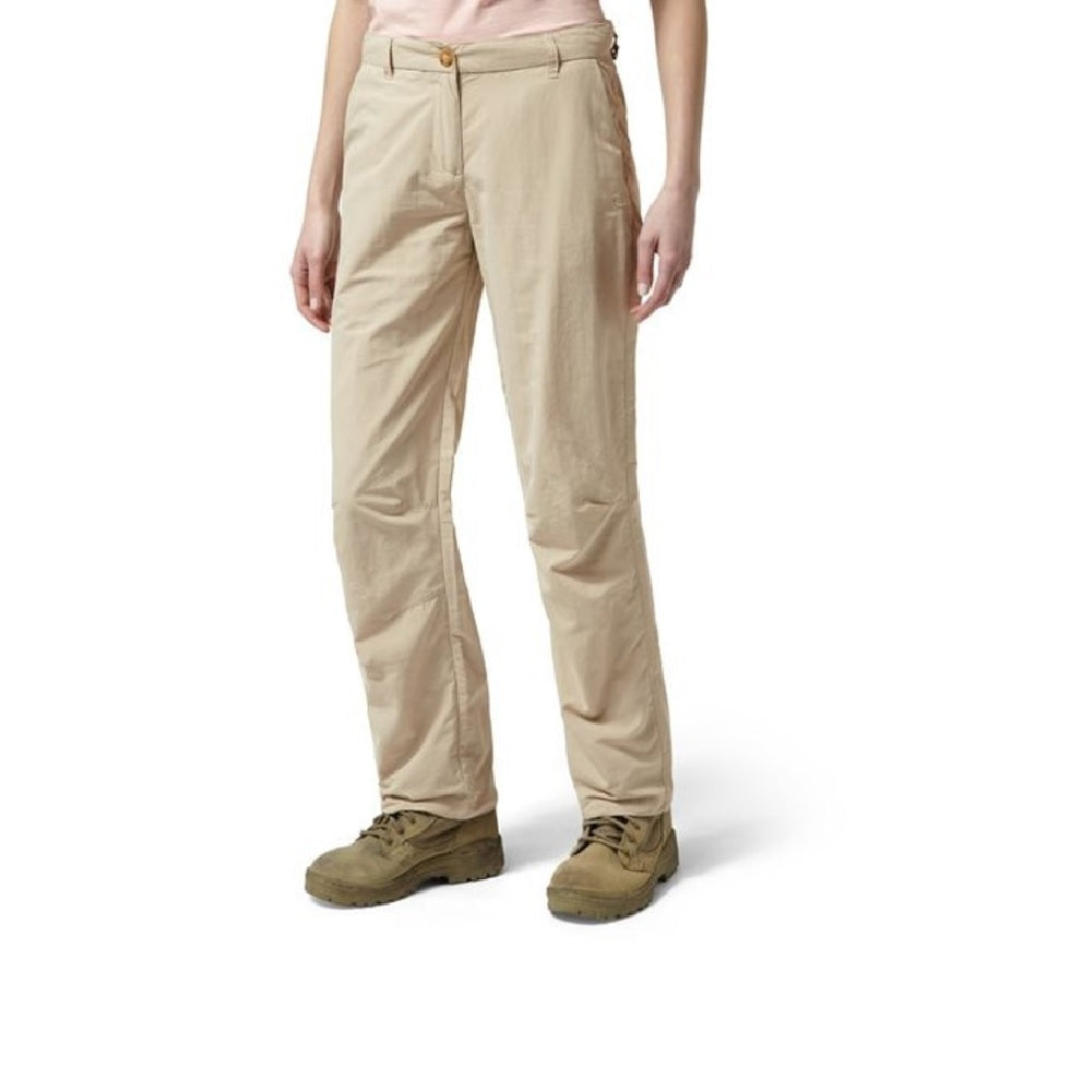 Desert Sand - Side - Craghoppers Womens-Ladies NosiLIfe III Trousers
