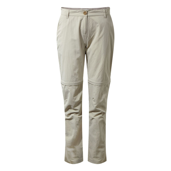 Desert Sand - Back - Craghoppers Womens-Ladies NosiLife III Convertible Trousers